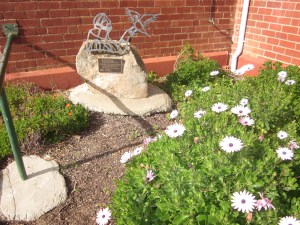 St Francis praises God outside the Roman Catholic church in Collie, W.A. 